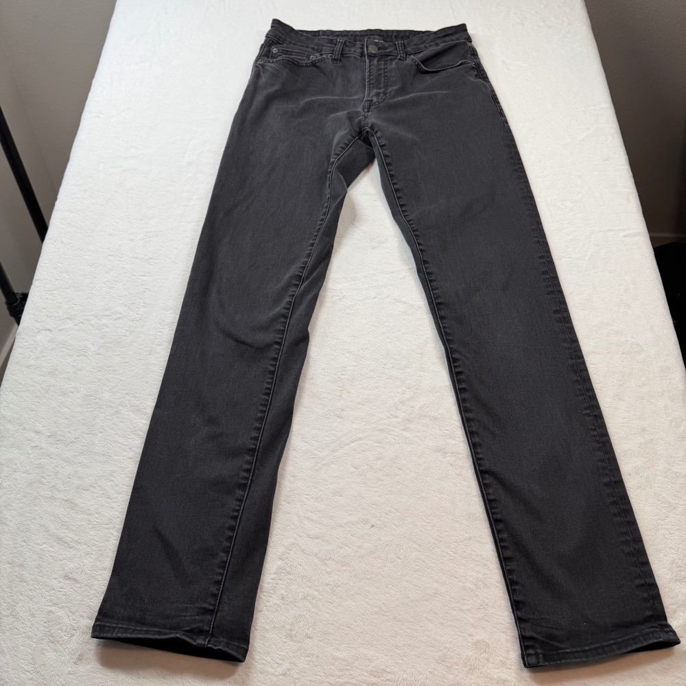 American Eagle Slim Straight Jeans Mens 29x34 Faded Black Good Ne(x)t Level Flex